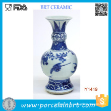 Vase Chinois Céramique Bleu et Blanc Sightly